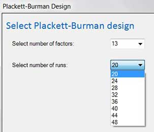 Plackett-Burman Design