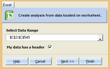 Autocorrelation Range