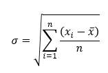 Population Standard Deviation