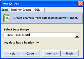 Excel Data Source