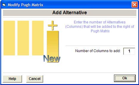 Add Alternative Dialog