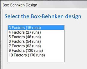 Box-Behnken Designs