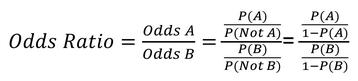 Odds ratio formula