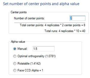 Alpha Value Settings