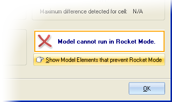 Not Rocket Mode Compatible